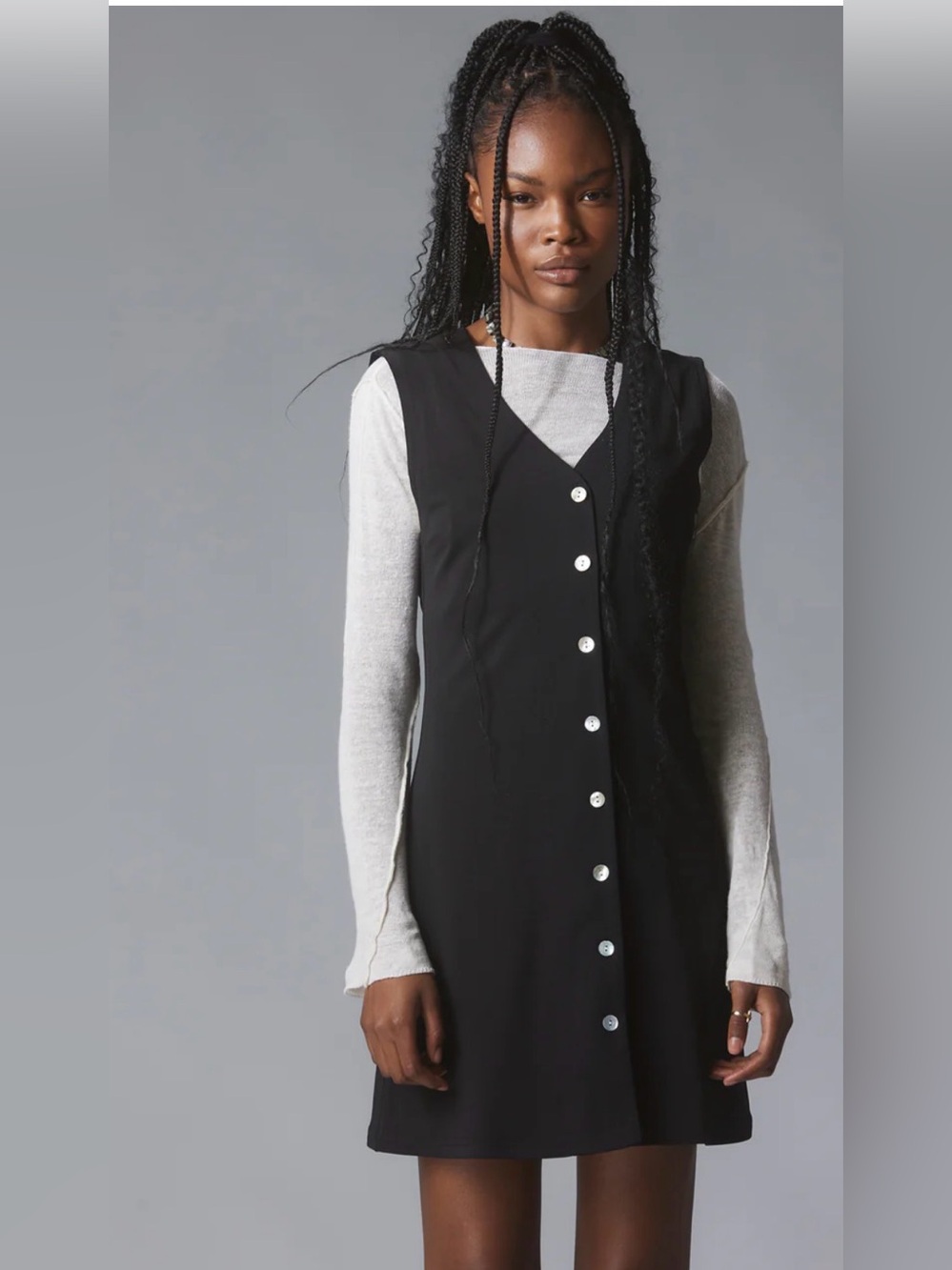 Unif black sleeveless Parker dress size medium